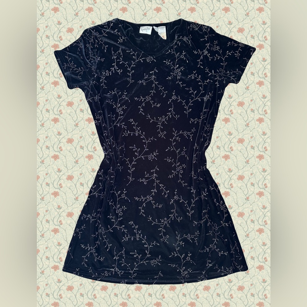 90’s velvet dress